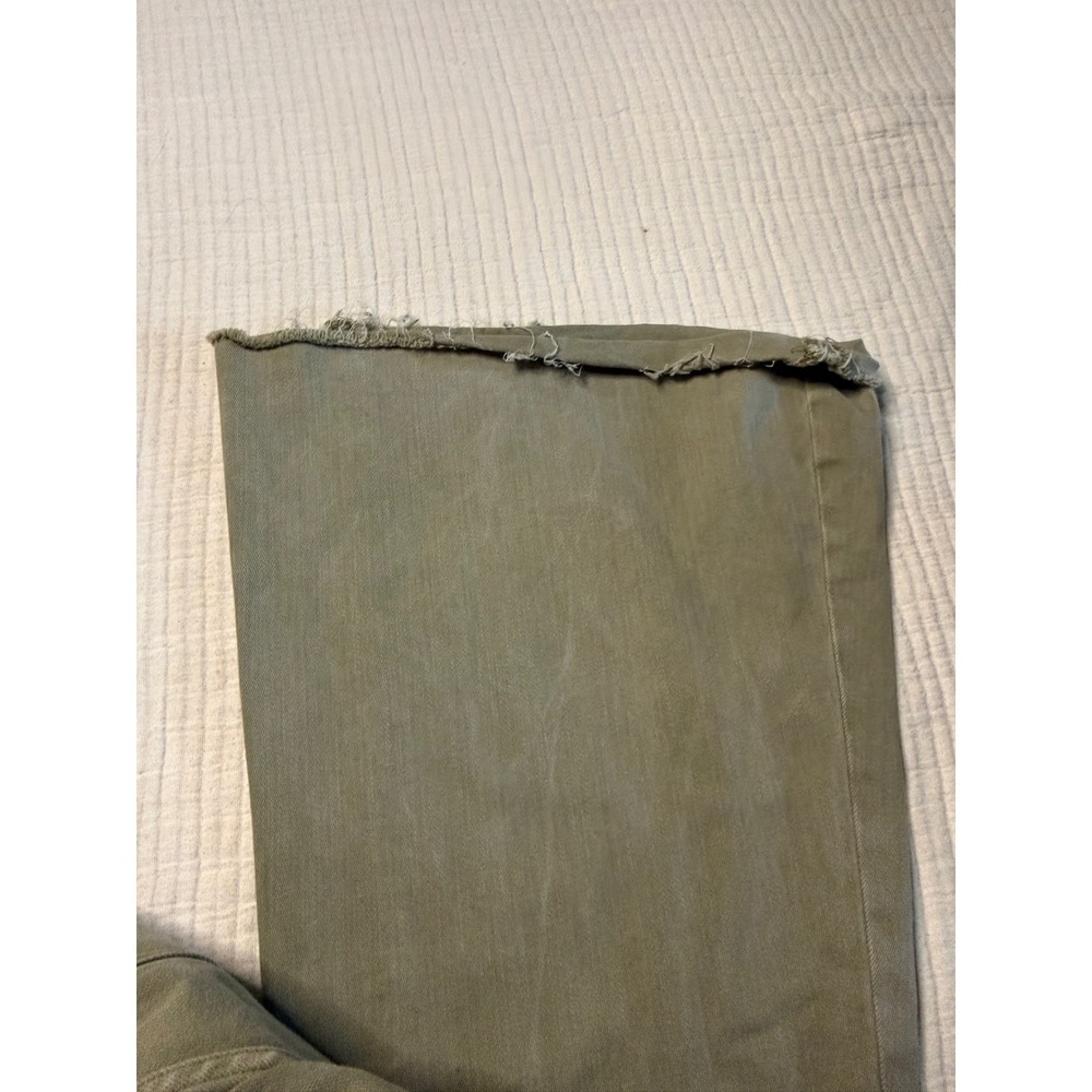 Vervet High Rise Super Flare Jean Olive Size 27 - Picture 5 of 6